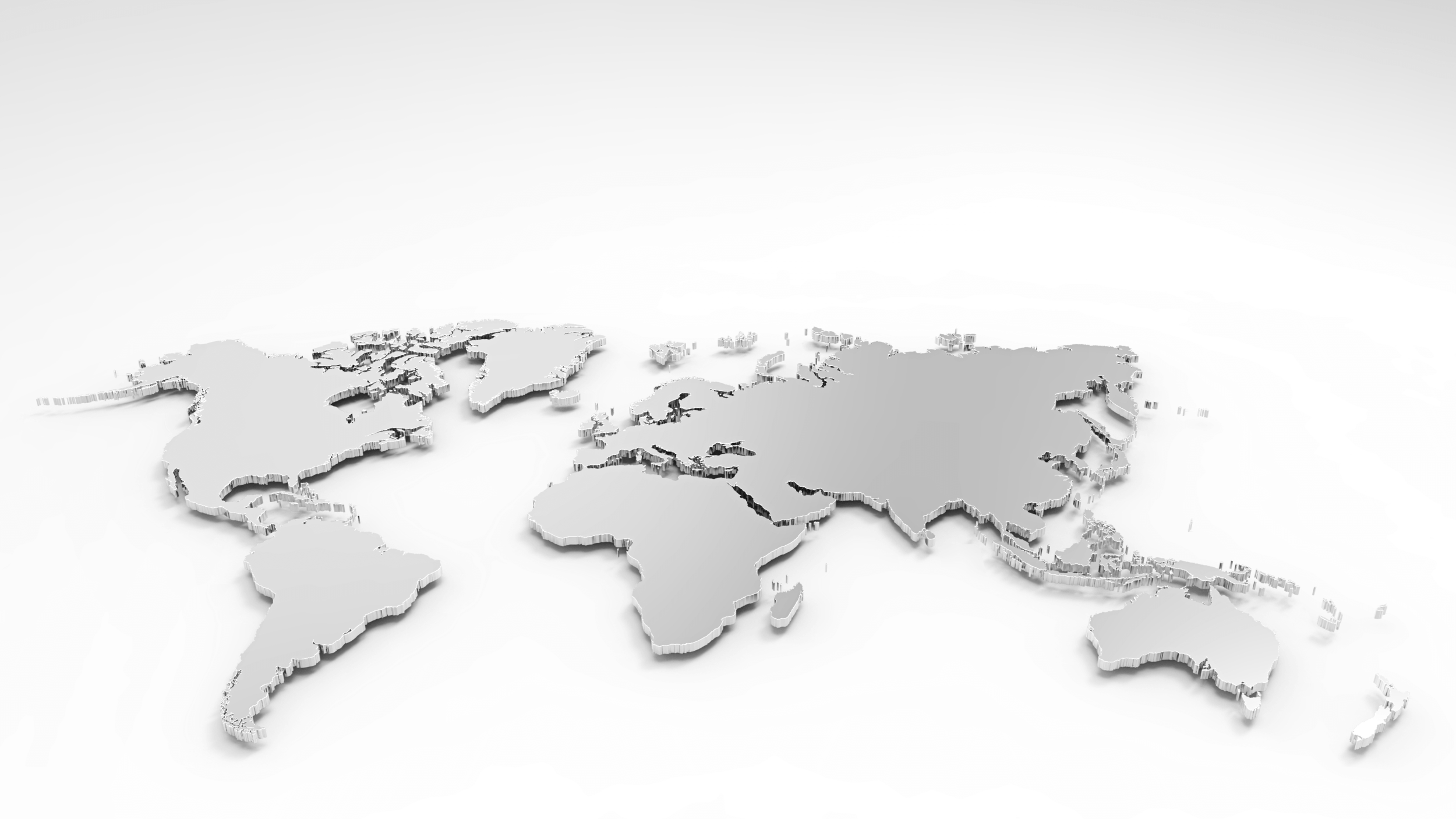 Global trade network map